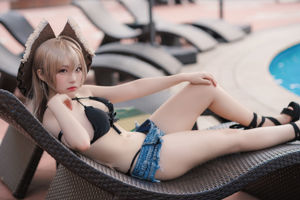 [Internet beroemdheid COSER foto] Anime blogger Mime Yami - Azur Lane Jean Bart