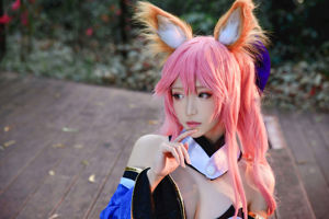 [COS Welfare] Pernas longas Coser Qingqingzi Js - Town Magic Song Ye Ying + Tamamo Front