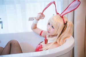 【コスプレ】WeiboGirlThreeDegrees_69-ブラックシルクバニーガール