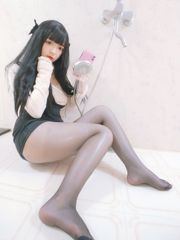 [Foto Cosplay] Bellezza bidimensionale Furukawa kagura-bagno corpo bagnato in seta nera