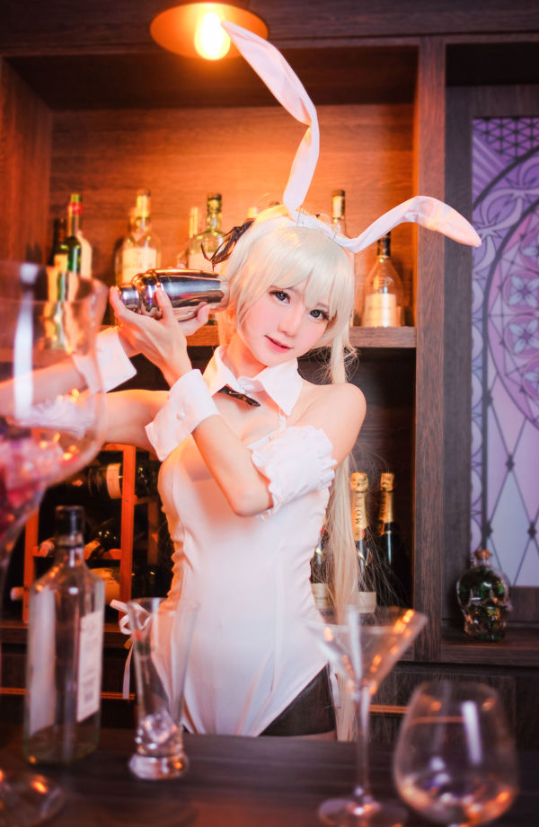 [ภาพถ่าย COSER คนดังทางอินเทอร์เน็ต] Sally Dorasnow - Sora Kasugano Bunny Suit