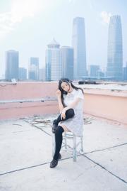 [Cosplay] Blogger anime Mu Ling Mu0 - Rooftop jk