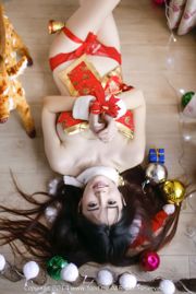가장 아름다운 학교 Hua Kong Yihong "Beauty Christmas Girl"[TGOD Push Goddess]