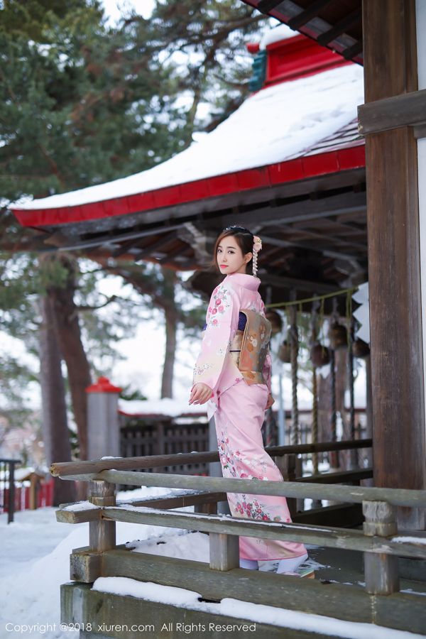 Cat Bao "Kimono tradizionale e bikini rosa" [Hideto XIUREN] No.1228