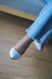 [Silk SIEE] No.471 Wenwen Sepatu hak tinggi putih, lapisan sutra