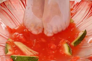 [丽柜LiGui] Model Helen "Jade Foot Juicer" Silk Foot Picture