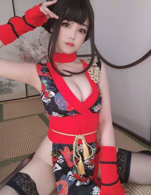 [COS Welfare] Süße Miss Sister Honey Cat Qiu - Roter Samurai