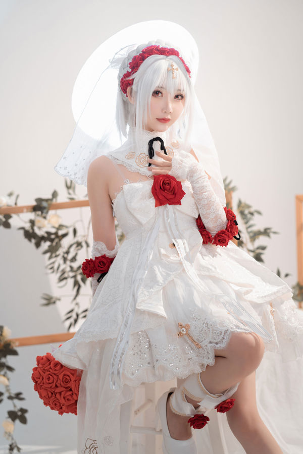 [Net Red COSER] Süße und beliebte Coser Noodle Fairy - Theresa Wedding Dress