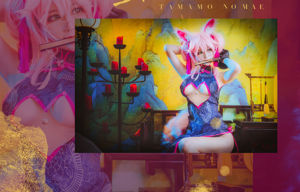 [Foto de cosplay] Lindo bloguero de mascotas yui goldfish - cheongsam Tamamo antes