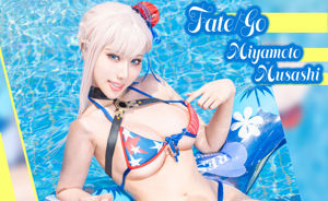 [Net Red COSER Photo] Ханэ Амэ Юбо Фото - Musashi Swimsuit