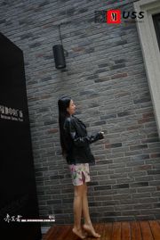 [MussGirl] No.073 Amu Leather and Cheongsam Alternative Clothing Thin Silk Foot Show