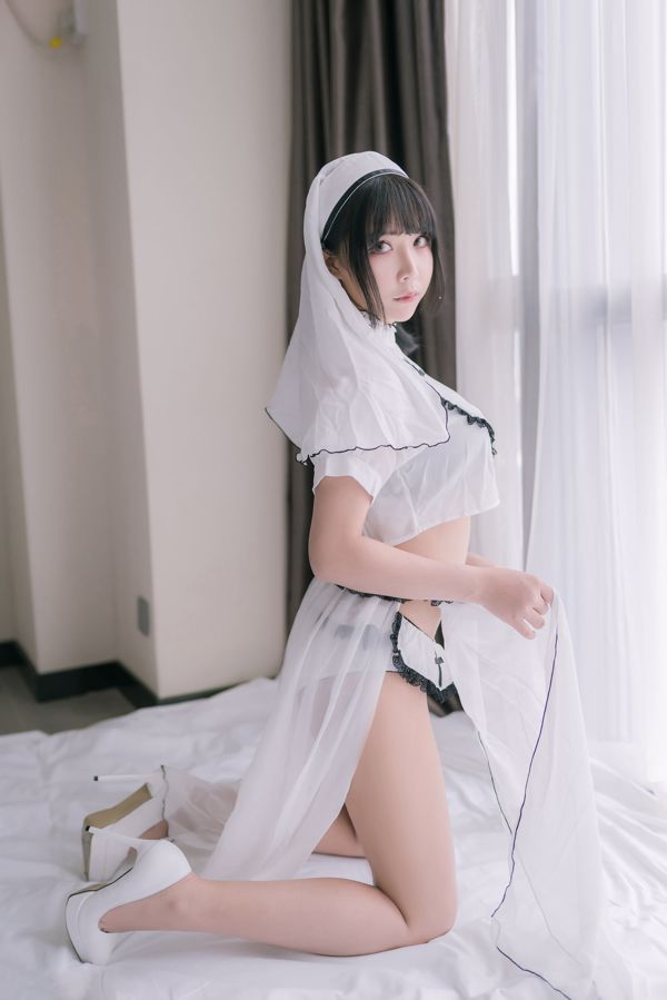 COSER neemt Mo Ziaa "Pure White Nun" weg [COSPLAY Beauty]