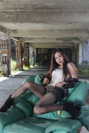 [Taiwan Zhengmei] Coco Hotpants schwarze Seide unter der Sonne